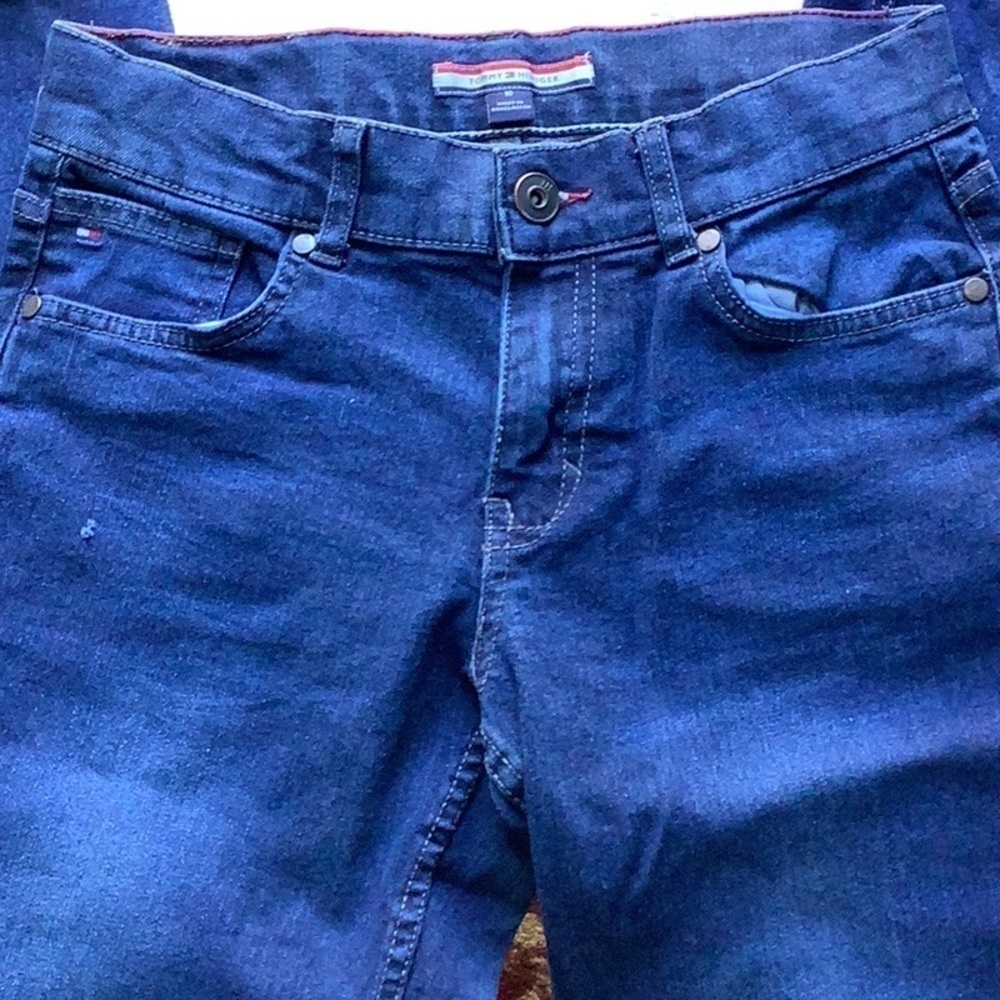 Tommy Hilfiger girls blue jeans size 10 made in Bangladesh